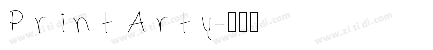 Print Arty字体转换